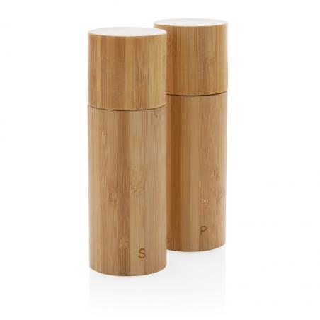 Conjunto Ukiyo de Sal de Bambu e Moedor de Pimenta