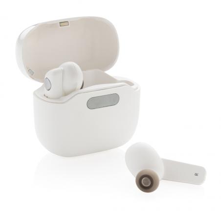 TWS earbuds in UV-C sterilising charging case