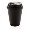 Caneca de café reutilizável de parede dupla 300ml