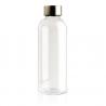 Leakproof water bottle with metallic lid