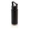 Leakproof vacuum on-the-go bottle with handle