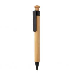 Bamboo pen with wheatstraw...