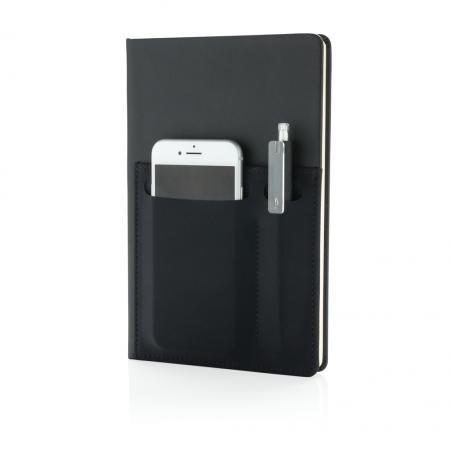 Caderno A5 com bolsos inteligentes Deluxe