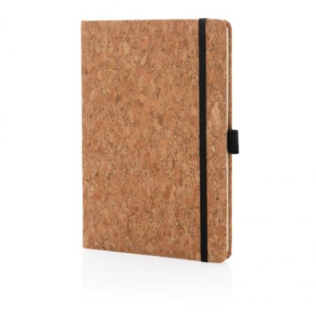 Caderno A5 com capa de cortiça dura 14,5x1,5cm