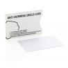 Anti-skimming RFID shield card with active jamming chip