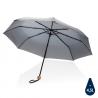 Mini parapluie 20.5" rPET 190T poignée bambou Impact AWARE