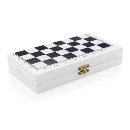 Jogo de tabuleiro de luxo 3 em 1 em caixa de madeira