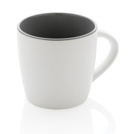 Ceramic mug with coloured inner