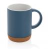 Ceramic mug with cork base 280ml