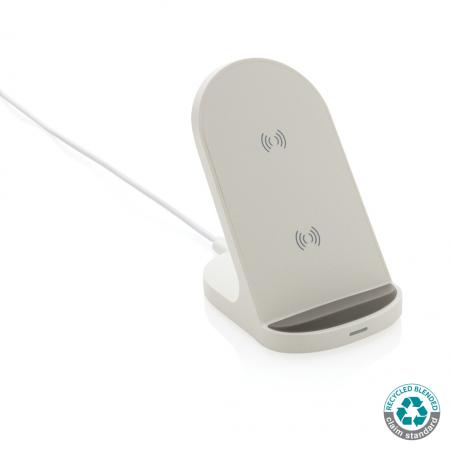 Supporto wireless 15W in plastica riciclata RCS