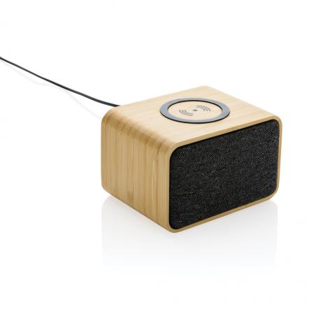 Speaker wireless 5W in plastica RCS e bambù FSC®