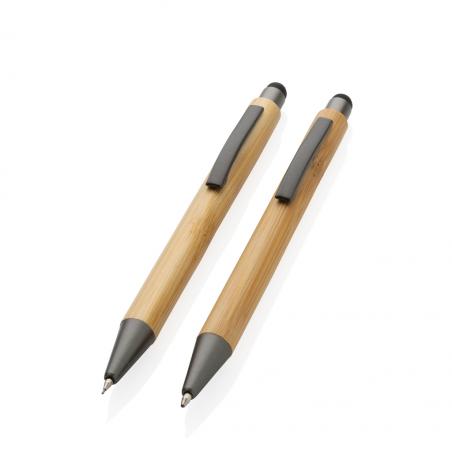 Set di penne in scatola di bambù FSC®