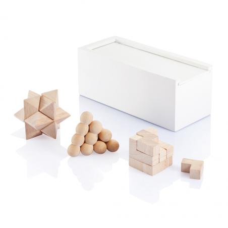 Conjunto de puzzle FSC® de 3 peças