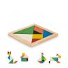 Puzzle in wood Tangram