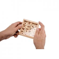 Pine wooden labyrinth game...