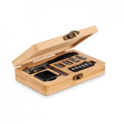 piece tool set, bamboo case...