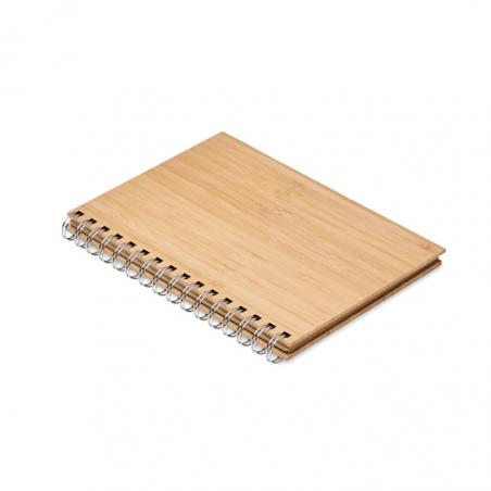A5 ring bound bamboo notebook Bram