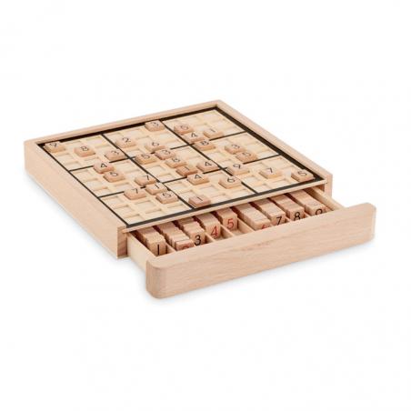 Wooden board game Sudoku