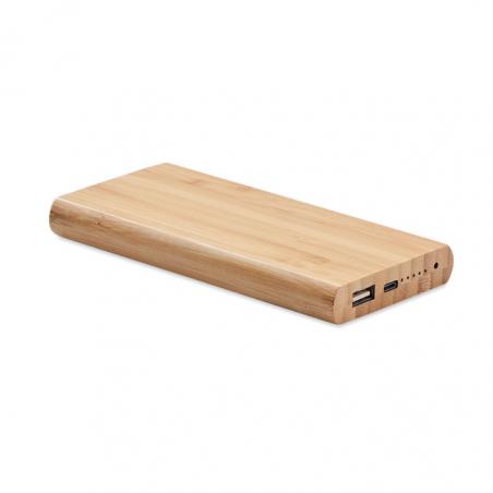 Power bank in bamboo da 6000mah Arena c