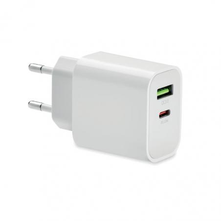 18W 2 usb charger eu plug Port