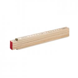 Carpenter ruler in wood 2m Ara