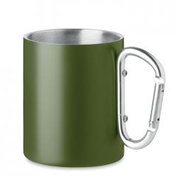 Double wall metal mug 300...