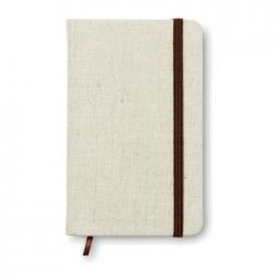 Notebook con cover in canvas 