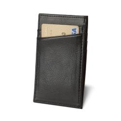 Leather card holder with...