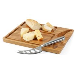 Bamboo cheese board with...