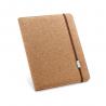 A4 cork folder with a block of plain sheets Serpa