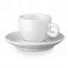 Ceramic coffee cup and saucer Presso