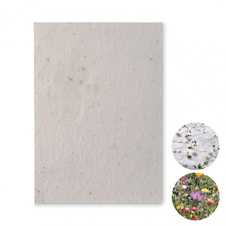 Papel sementes de flores a5 Aside