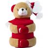 Christmas stuffed animal with blanket Andrew