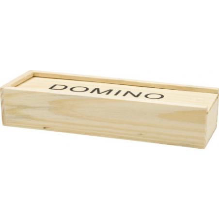 Jogo de dominó em caixa de madeira Enid
