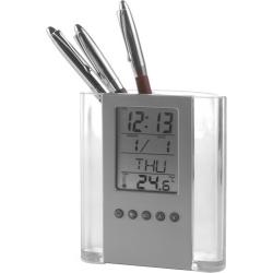 ABS pen holder with clock...