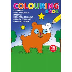 Cardboard colouring book...
