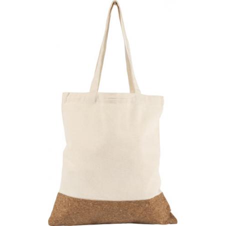 Shopping bag in cotone con base in sughero Dalia