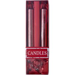 Two glitter candles with...