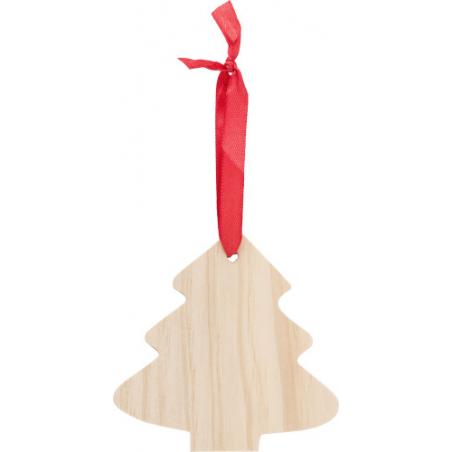 Pinheiro ornamental em madeira de Natal Imani