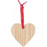 Decorazioni natalizie in legno a forma di cuore Einar