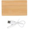 Power Bank in bamboo Ruby