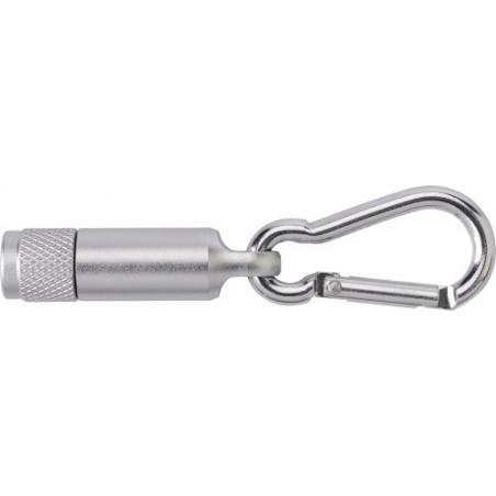 Porte-clés en aluminium avec mousqueton Tracy