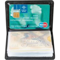 Leather credit card holder...