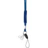 Polyester (300D) lanyard with PVC badge Ariel