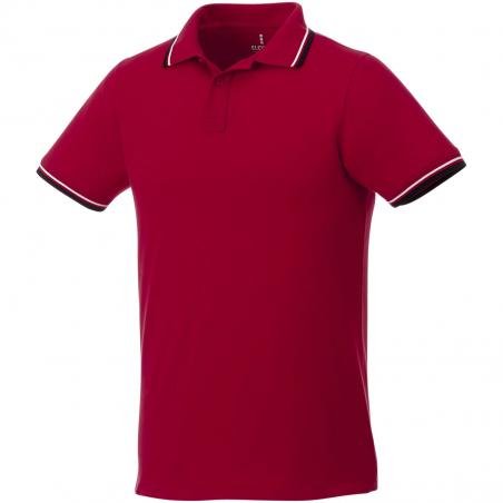 Fairfield short sleeve men's polo with tipping 