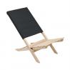 Foldable wooden beach chair Marinero