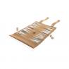 Set gioco pieghevole in sughero dama e backgammon Britton