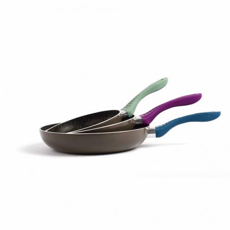 Set of 3 frypans ILAG® coating MEP101