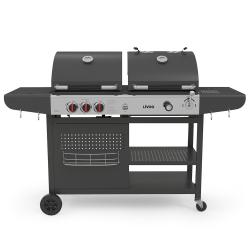 2 in 1 barbecue a carbone e...