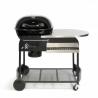 Barbecue con carrello a carbonella DOC272